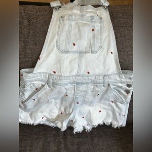 strawberry overalls